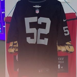 Raiders Khalil Mack Jersey, Size Men’s Small